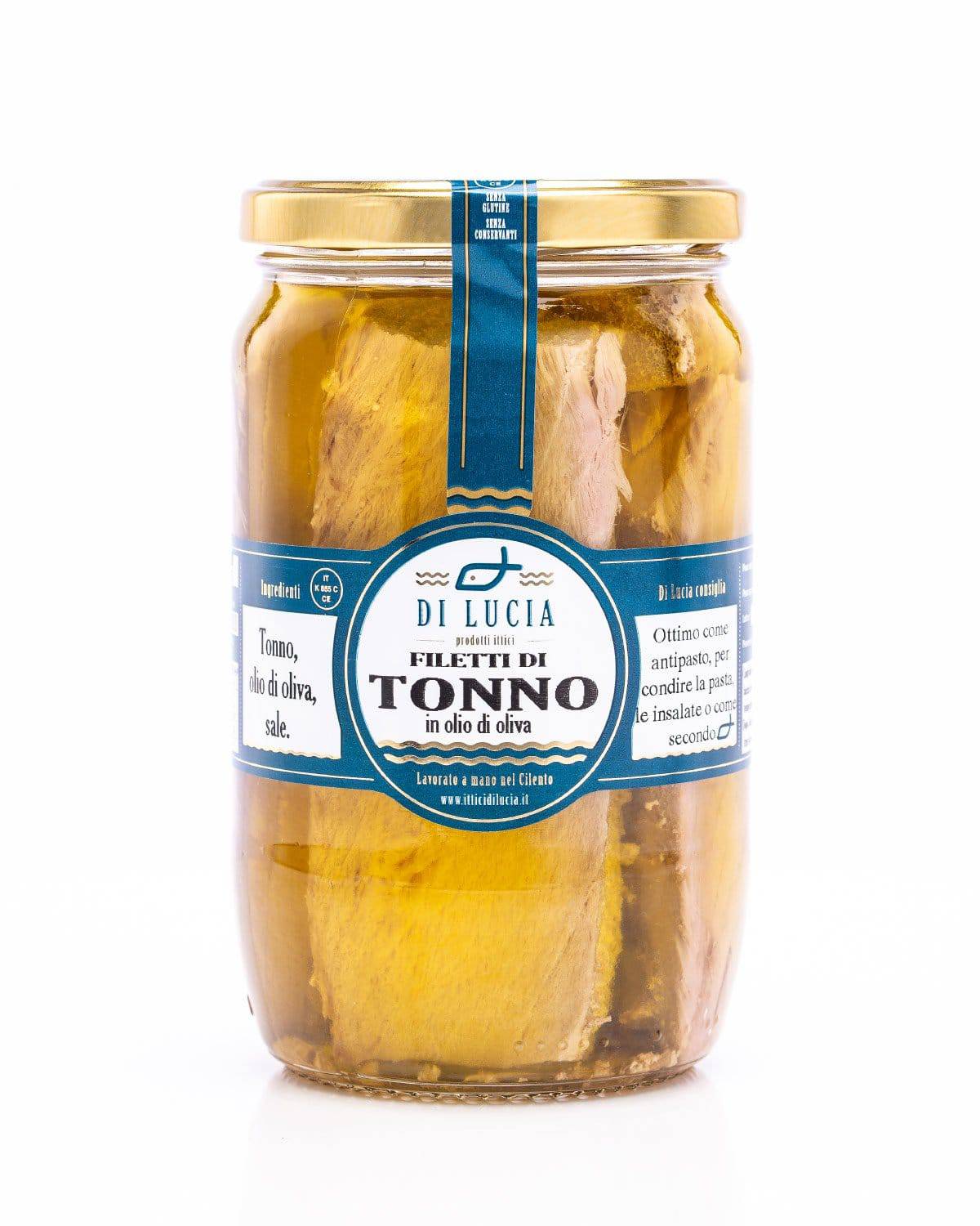 Filetti di Tonno in olio d’oliva 700 g Ittidi Di Lucia - Rosato Vini