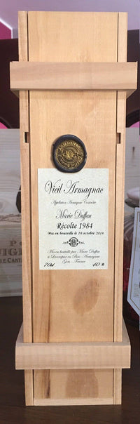 Thumbnail for Vieil Armagnac Marie Duffau 1984 cassetta legno - Rosato Vini