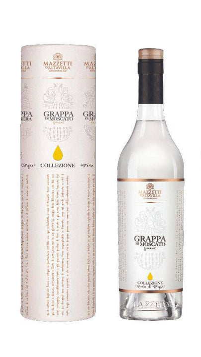 Piemonte: Confezione Grappa 43 Barrique Mazzetti D'altavilla Cl 50