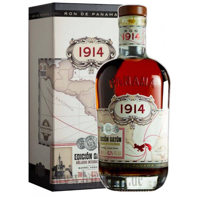 Ron de panama 1914 edicion gatun barrel aged rum in astuccio - Rosato Vini